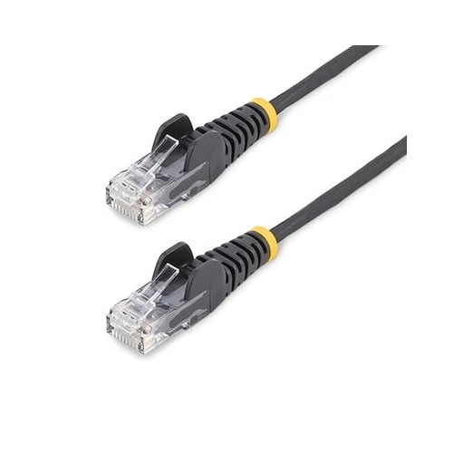 N6PAT25BLKS | StarTech | 25ft Black Slim CAT6 Snagless Ethernet Cable