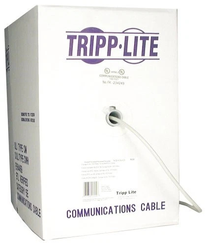 N02001KGY | Tripp Lite | 1000ft Cat5 Cat5e 350MHz Stranded-Core PVC Cable Gray