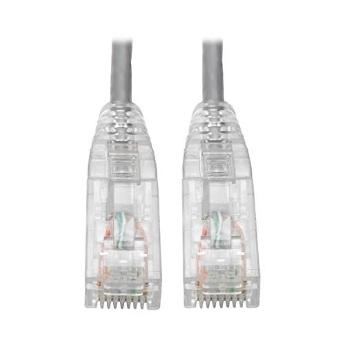 N201-S15-GY | Tripp Lite | Cat6 UTP RJ45 Gigabit Snagless Molded Slim Patch Cable