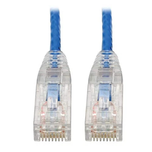 N201-S8N-BL | Tripp Lite | Cat6 UTP RJ45 Gigabit Snagless Molded Slim Patch Cable