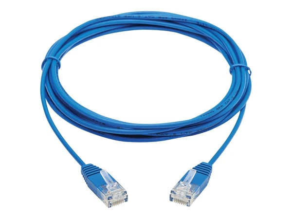 N200-UR10-BL | Tripp Lite | Cat6 Gigabit Molded Ultra-Slim RJ45 10ft Ethernet Cable