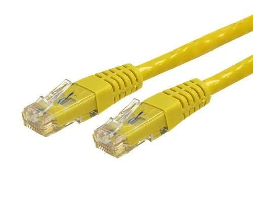 C6PATCH1YL | StarTech | 1ft Cat 6 Yellow Molded RJ45 UTP Gigabit Cat6 Patch Cable