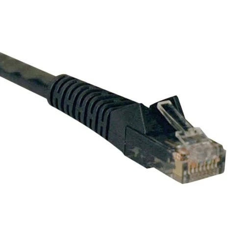 N201001BK | Tripp Lite | 1ft Cat6 Gigabit Snagless Molded Patch Cable RJ45 Black 1'