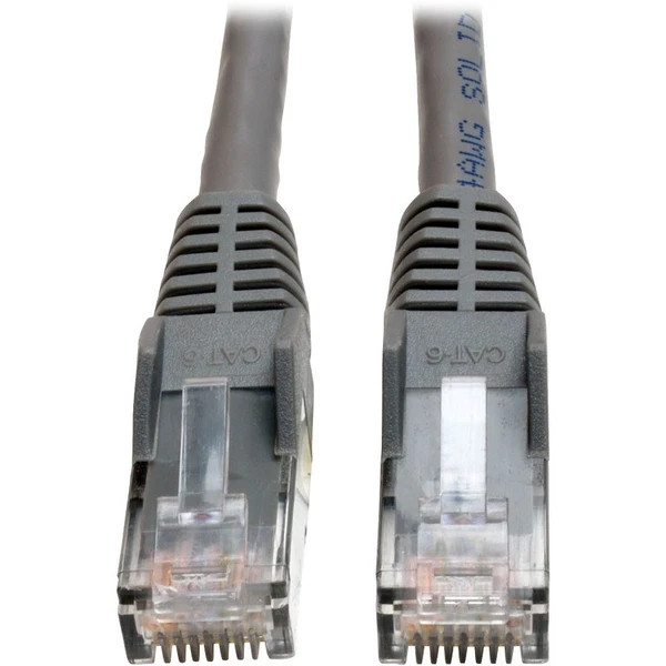 N201050GYP | Tripp Lite | 50ft Cat6 Gigabit Plenum-Rated Snagless Molded Patch Cable
