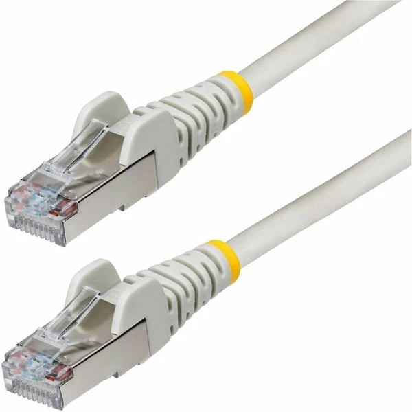 NLGR-100F-6A-PATCH | StarTech | 100ft Gray CAT6a Snagless RJ45 10G 100W PoE Ethernet Cable