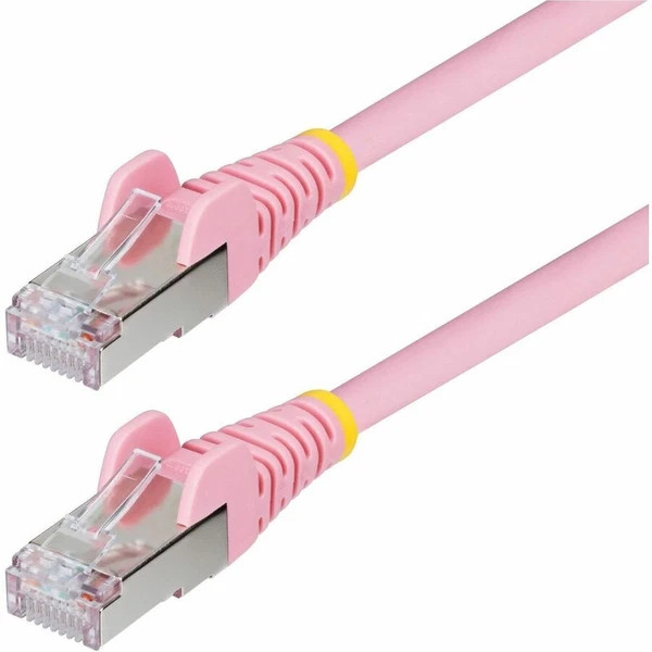 NLPN50FCAT6APATCH | StarTech | 50ft Pink CAT6a Snagless RJ45 10GbE 100W PoE++ Ethernet Cable