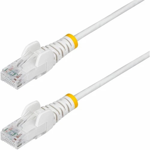 N6PAT15WHS | StarTech | 15ft White Slim CAT6 Slim Snagless RJ45 UTP Ethernet Cable Ethernet Cable