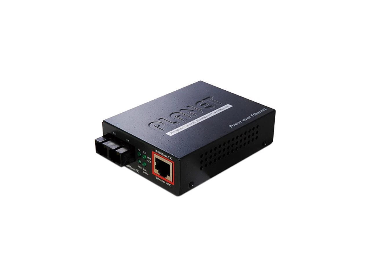 FTP-802 | Planet | 100Base-FX to 10/100Base-TX PoE Media Converter SC MM