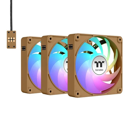 CL-F216-PL12GS-A | Thermaltake | CT120 EX ARBG Sync PC Cooling Fan Gravel Sand