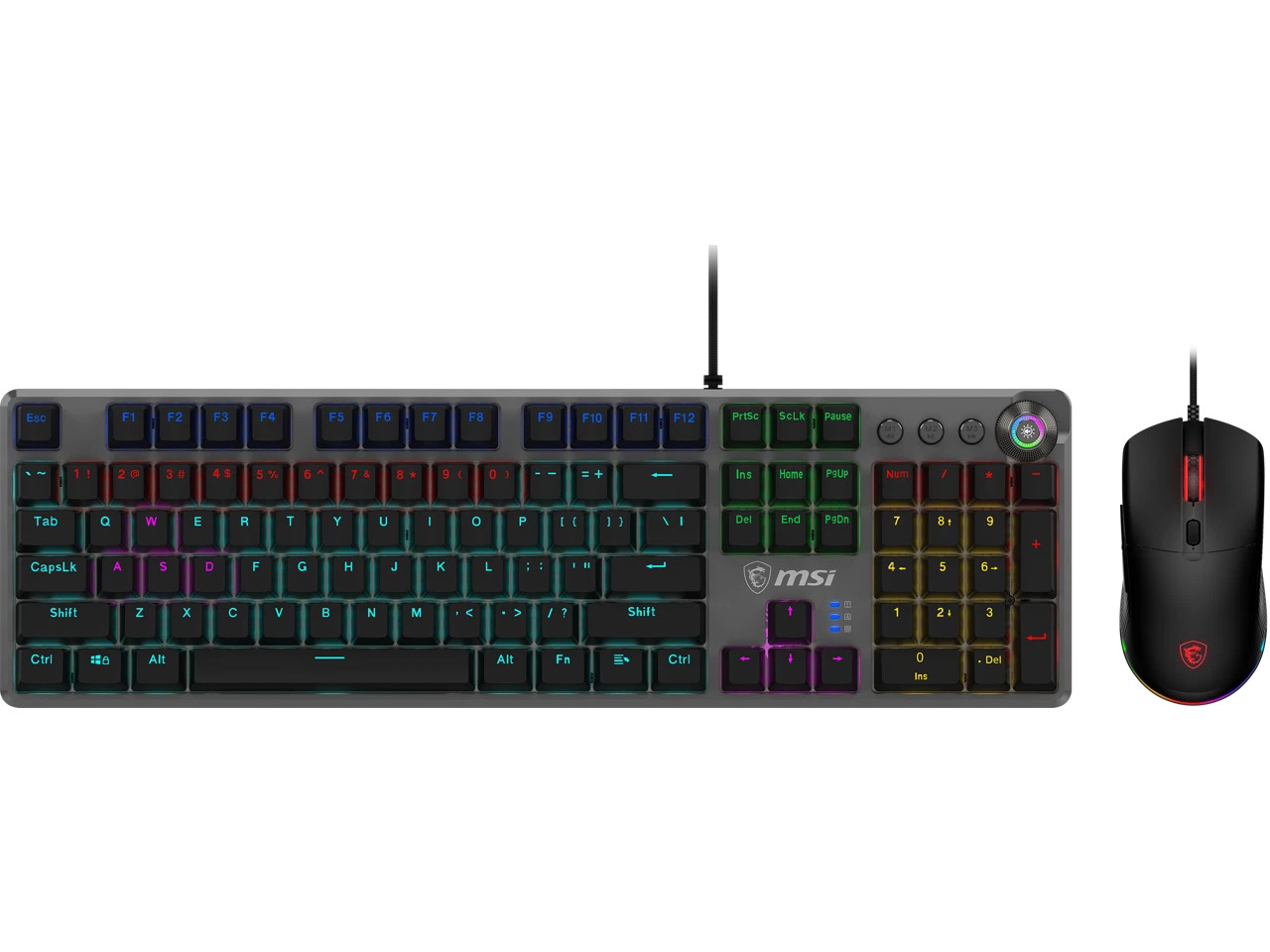 FORGEGK310COMBOREDUS | MSI | FORGE GK310 Gaming Keyboard & Mouse