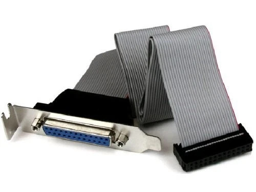 PLATE25F16LP | StarTech | Low Profile 16in Parallel-Port Header Cable Adapter