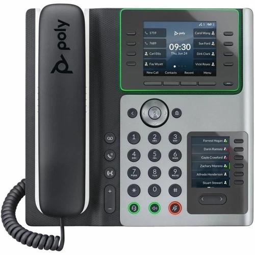 89B54AA#ABA | HP | Poly Edge E400 IP Phone Corded Corded Desktop TAA Compliant