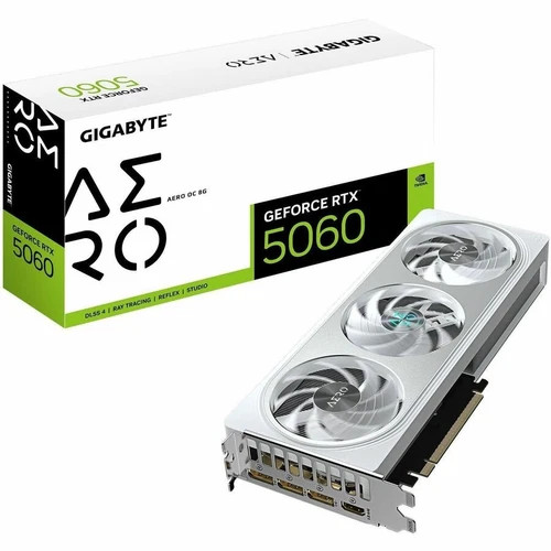 GVN5060AEROOC8GD | Gigabyte | NVIDIA GeForce RTX 5060 8GB GDDR7 Graphic Card