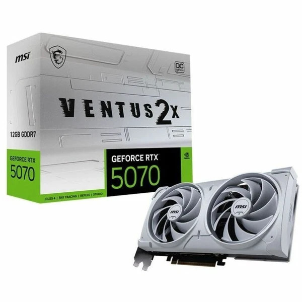 G507012V2CW | MSI | RTX 5070 12G VENTUS 2X OC 12GB GDDR7 Graphic Card