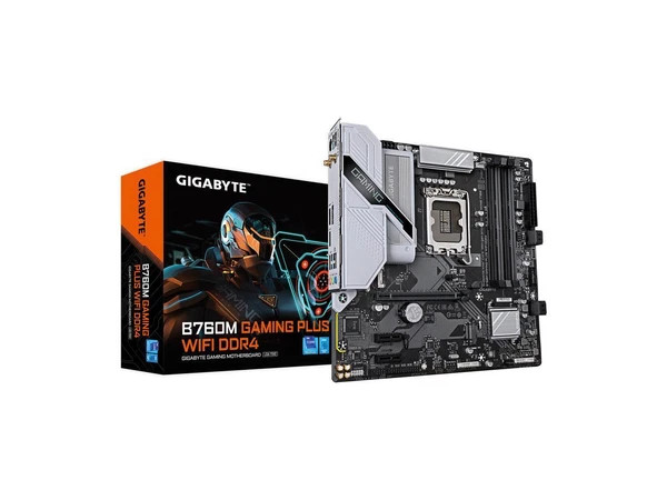 B760MPLUSDDR4 | Gigabyte | LGA 1700 Intel B760 M-ATX Motherboard