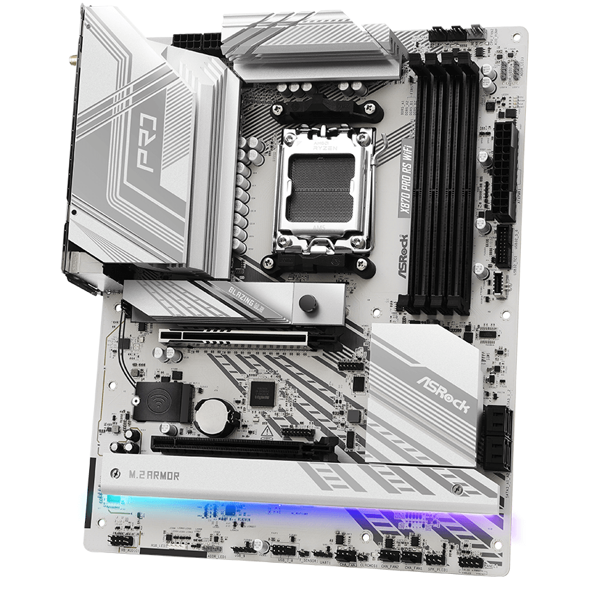 90-MXBPZ0-A0UAYZ | ASRock | PRO RS AM5 AMD SATA 6Gb/s ATX Motherboard