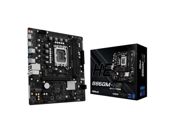 B860M-H2 | ASRock | LGA 1851 Intel B860 SATA 6Gb/s Intel Core Ultra DDR5 Micro ATX M