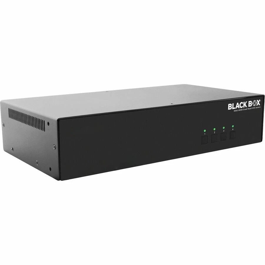 HD6224AR2 | Black Box | 4K60 HDMI Dual-Head KVM Switch 4 Port