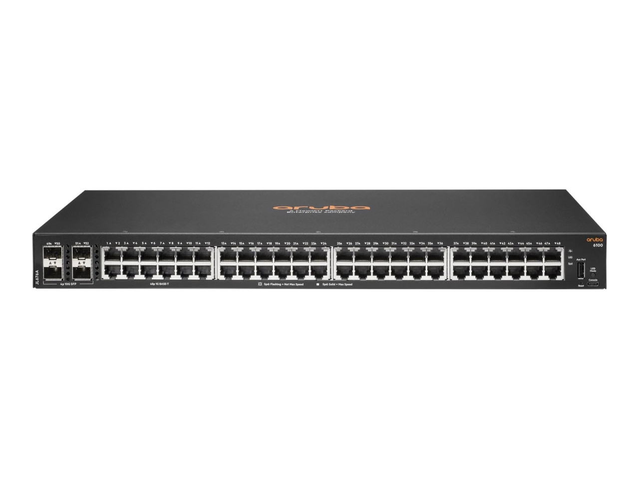 JL676A#ABA | HP | Aruba 6100 48G 4SFP+ Switch