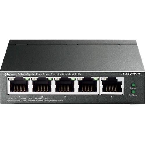 TLSG105PE | TP-Link | 5-Port Gigabit Easy Smart Switch