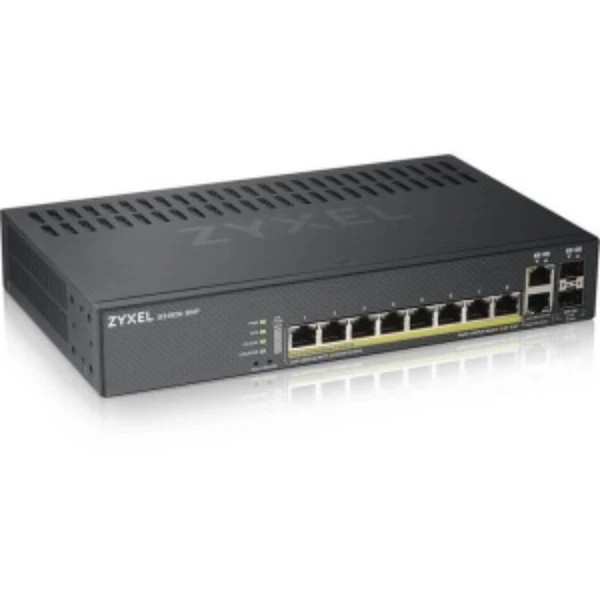 GS1920-8HPV2 | Zyxel | 8-port GbE Smart Managed PoE Switch