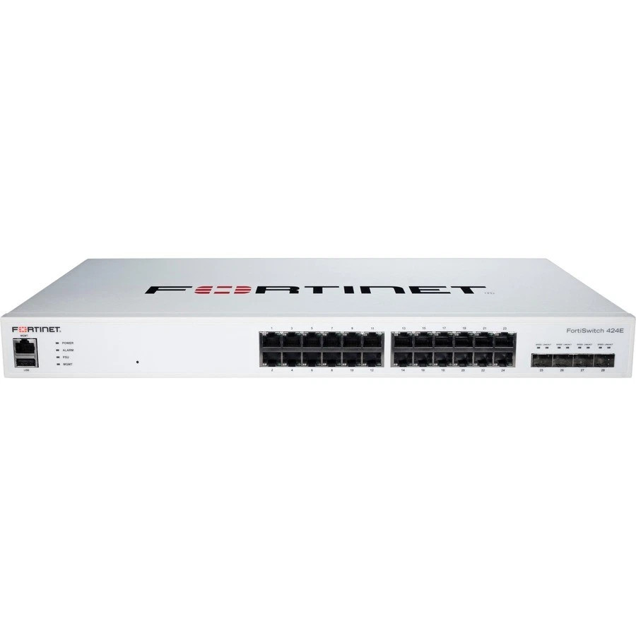 FS424E | Fortinet | 4 x 10 GE SFP+ ports FortiSwitch-424E