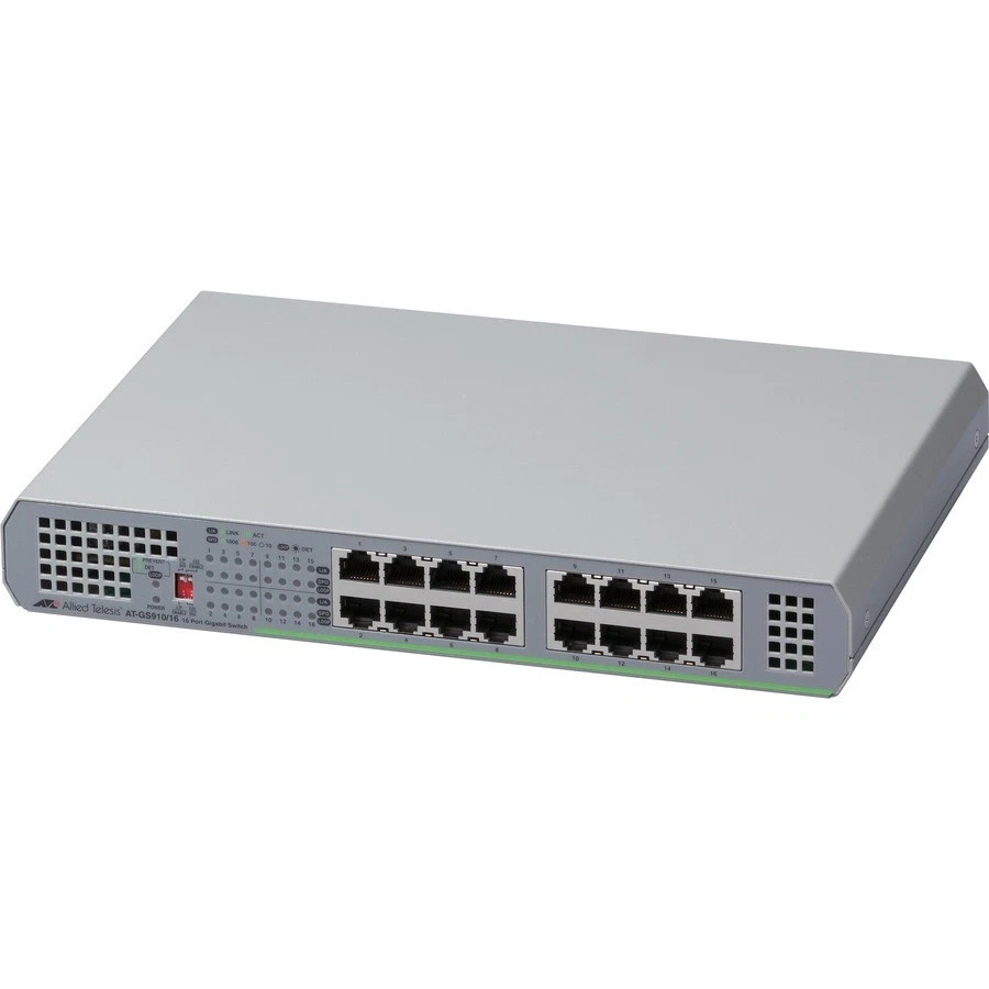 ATGS9101610 | Allied Telesis | 16-Port 10/100/1000Base-T Unmanaged Switch