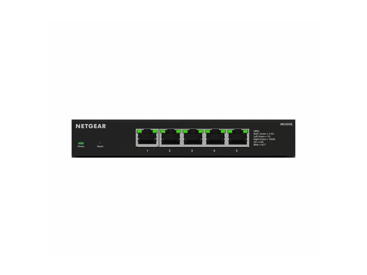 MS305E-100NAS | Netgear | 5-port 2.5G Multi-Gigabit Ethernet Plus Switch