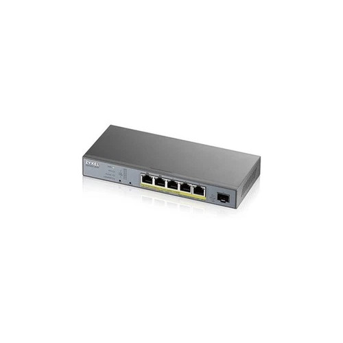 GS1350-6HP | Zyxel | 5-Port Gigabit Smart Nebula Cloud Managed PoE Switch