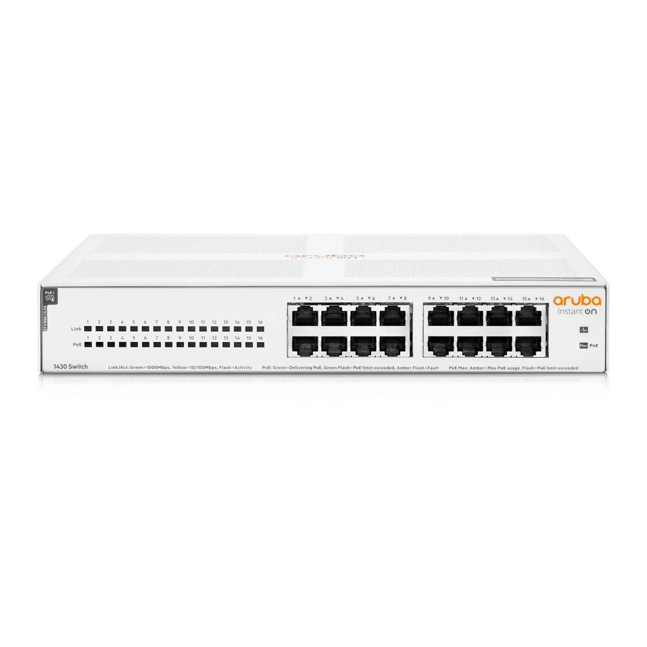 R8R48A#ABA | HP | Networking Instant On 1430 16G Class4 PoE 124W Switch