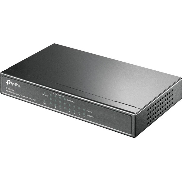 TLSG1008P | TP-Link | 8 Port Gigabit PoE Switch Limited Lifetime Protection