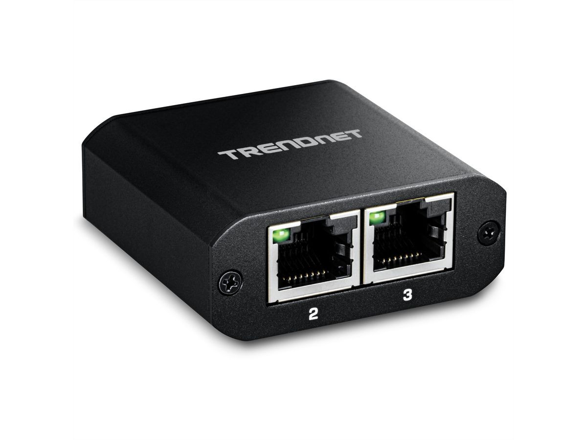 TEG-102S | TRENDnet | 2-Port Gigabit Splitter USB Type C Power Splits One Net