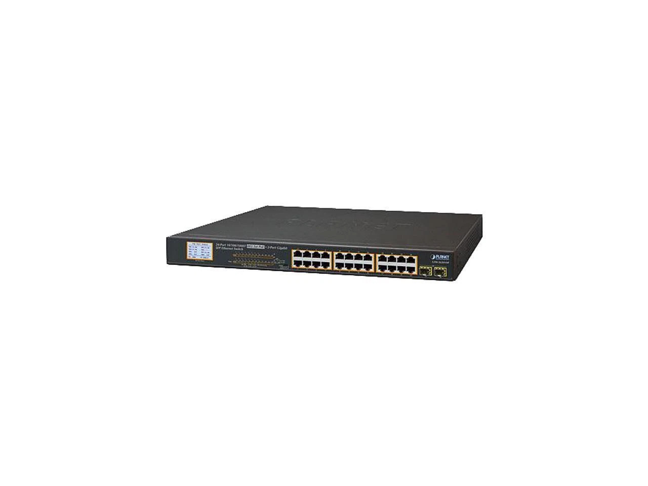 GSW-2620VHP | Planet | 24-Port 10/100/1000T 802.3at PoE + 2-Port Gigabit SFP Ethernet