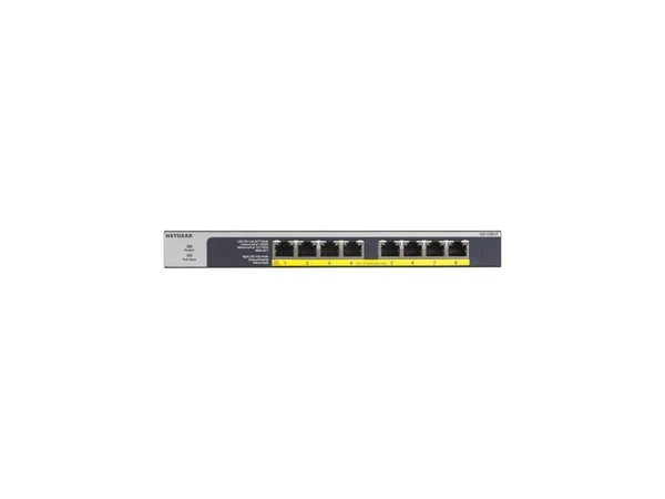 GS108LP100NAS | Netgear | GS108LP 8-Port PoE/PoE+ Gigabit Ethernet Unmanaged Switch 60W PoE