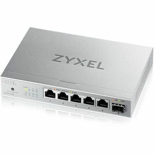 XMG105 | Zyxel | 8-Port 2.5Gb MultiGig Ethernet Unmanaged Switch 5 x 100/1G/2.5G Ports +