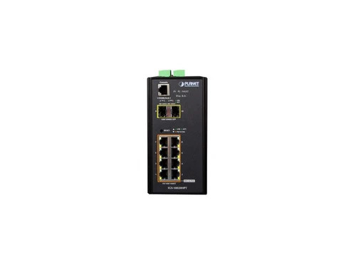 IGS10020HPT | Planet | IGS-10020HPT L2+ Industrial 8-Port 10/100/1000T 802.3at PoE + 2-Port 100