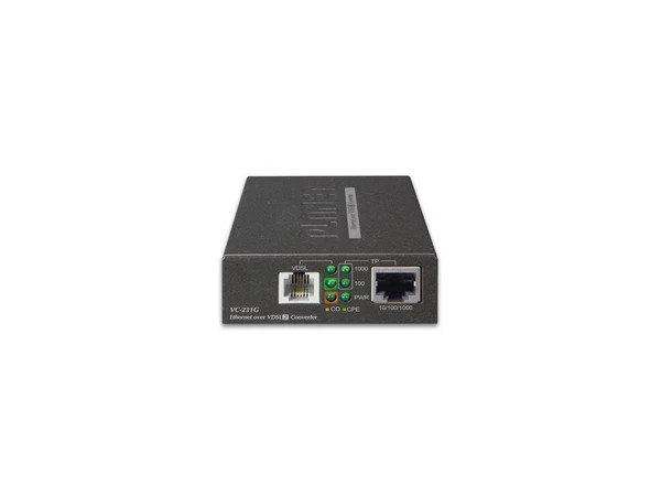 VC-231G | Planet | 1-Port 10/100/1000T Ethernet to VDSL2 Converter/Bridge 30a profil