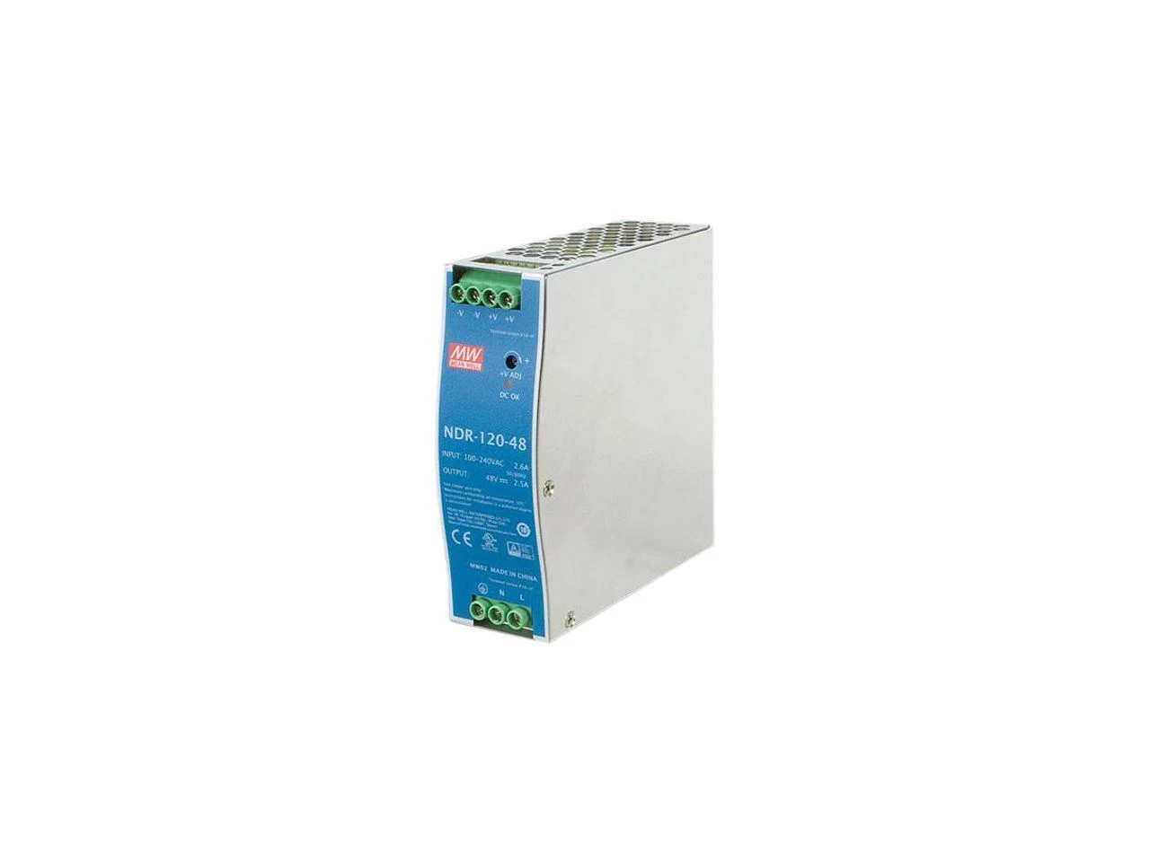 PWR-120-48 | Planet | 120W 48V DC Single Output Industrial DIN Rail Power Supply