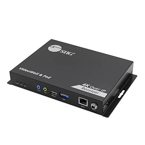 CE-H27G11-S1 | SIIG | 4K 60Hz 18Gbps HDMI over IP Matrix Receiver 396ft TAA Compliant