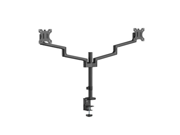 MT81D | MSI | Premium Aluminum Dual Monitor Stand Arms Supports 17-32" & 17.6