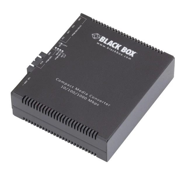 LGC5152A | Black Box | Compact Media Converter Gigabit Ethernet Single Mode 1310nm 10km SC