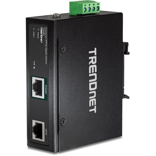 TI-IG90 | TRENDnet | Hardened Industrial 90W Gigabit 4Port poe Injector