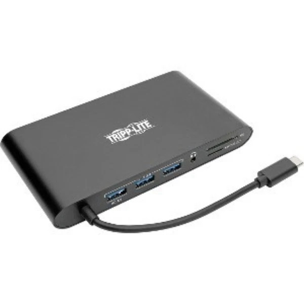 U442DOCK1B | Tripp Lite | USB C Docking Station 4k USB Hub HDMI VGA mDP Gbe Charging Black