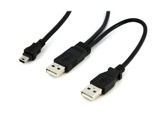 USB2HABMY1 | StarTech | 1ft USB Y Cable