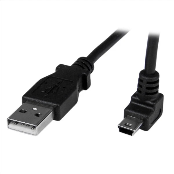 USBAMB1MU | StarTech | 1m Mini USB Cable A to Up Angle