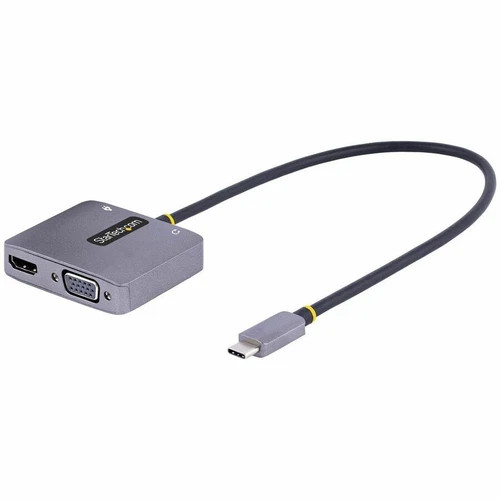 122USBCHDMI4KVGA | StarTech | USB-C to HDMI VGA 3.5mm Audio Multiport Adapter