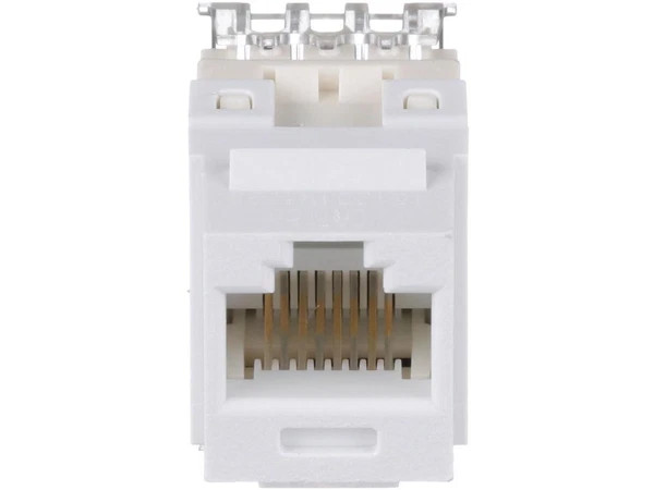 NKP5E88MWH | Panduit | NetKey Cat5e Punchdown Keystone Jack Module White