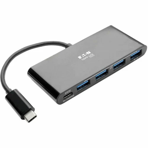 U4600044ABC | Tripp Lite | USB-C Hub Adapter w 4x USB-A & USB Type C PD Charging