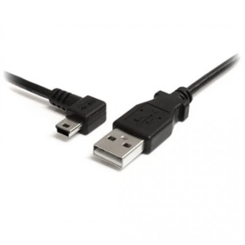 USB2HABM3LA | StarTech | 3ft Mini USB Cable A to Left Angle Mini B Type A Male USB