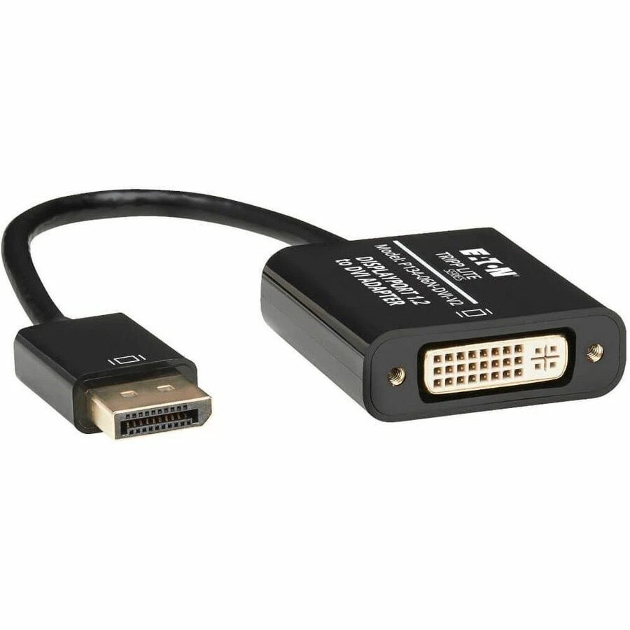 P13406NDVIV2 | Tripp Lite | 6" DisplayPort 1.2 to DVI Active Converter DisplayPort to DVI M/F